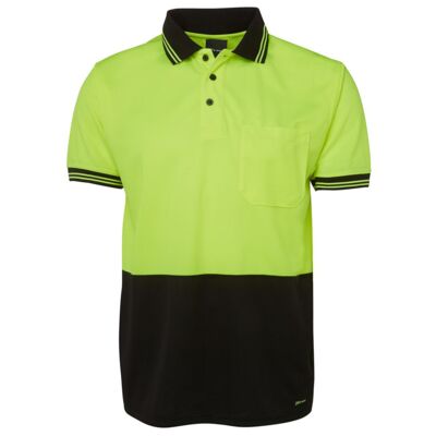JB's Mens Hi Vis S/S Traditional Polo Thumbnail